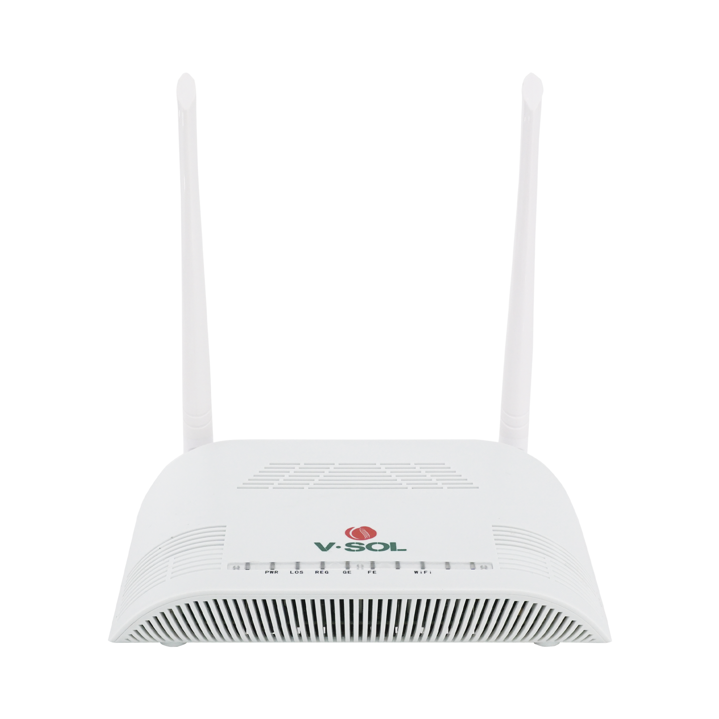 V2802-GW ONU Dual G/EPON con Wi-Fi en 2.4 GHz + 1 puerto LAN Gigabit +  1 puerto LAN Fast Ethernet, hasta 300 Mbps vía inalámbrico