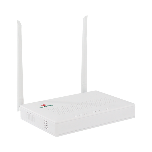 V2804N-Z - ONU Dual G/EPON con Wi-Fi en 2.4 GHz + 4 puertos LAN Gigabit, hasta 300 Mbps vía inalámbrico