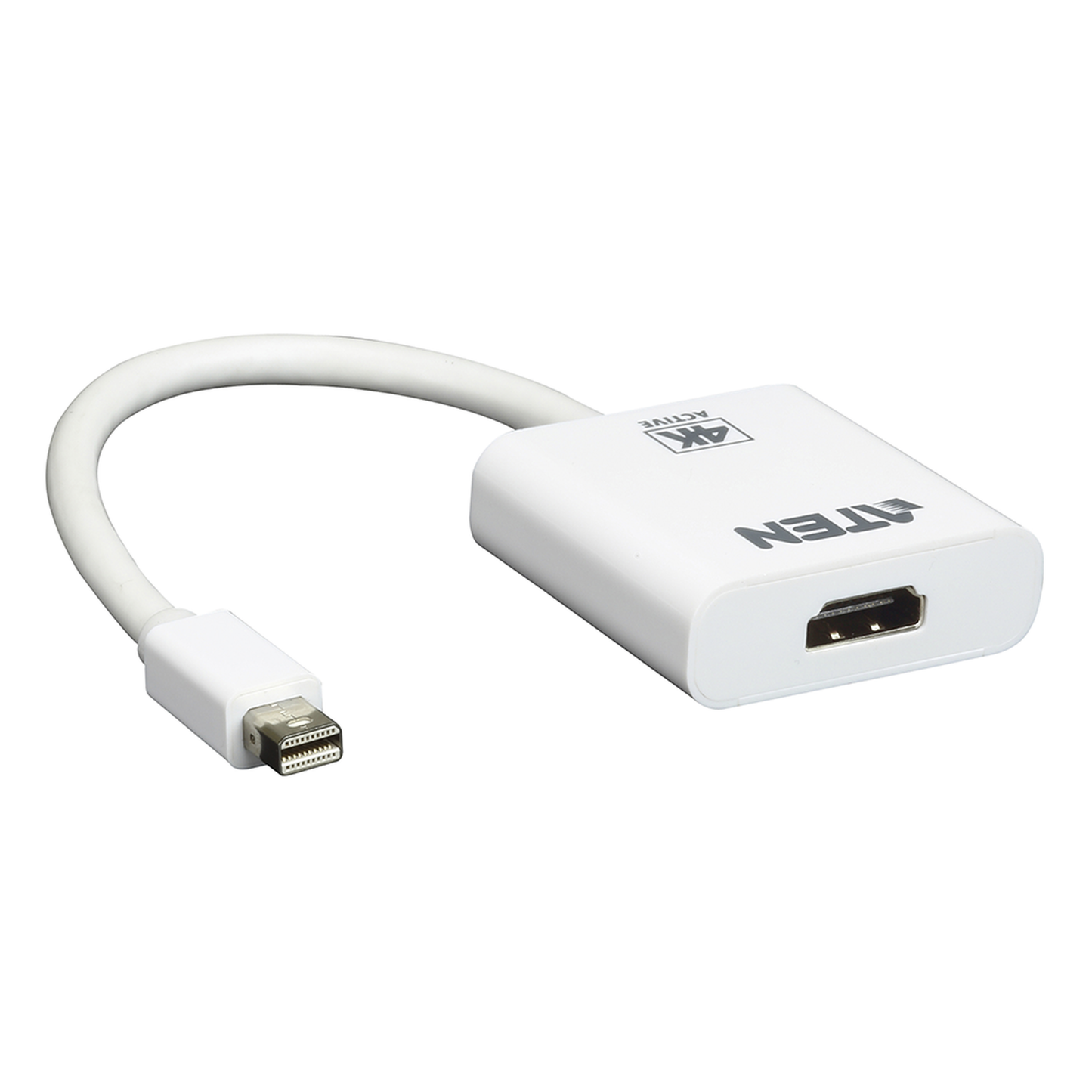 VC981 Adaptador activo de Mini DisplayPort a HDMI 4K | DisplayPort 1.2a | Compatible con audio