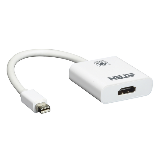 VC981 Adaptador activo de Mini DisplayPort a HDMI 4K | DisplayPort 1.2a | Compatible con audio