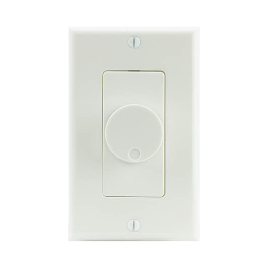 VCK-100-AIW - Perilla de control de volumen | 100W | igualación de impedancia | placa frontal de estilo decorativo | almendra/marfil/blanco incluida