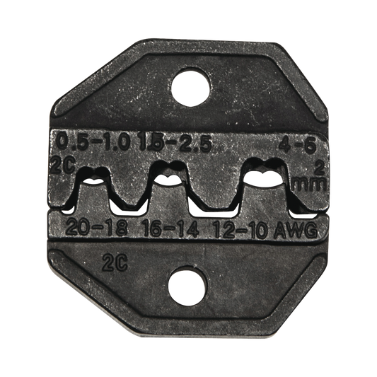 VDV-205-036 - Matriz Ponchadora, Terminales  sin Aislamiento o de Cilindro Abierto, 10-20 AWG. Compatible con Pinza Ponchadora VDV200-010