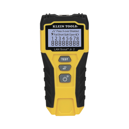 VDV526200 - Tester  de Cable LAN Scout™ Jr. 2/ Para: Prueba aprobada/ Error de Cableado/ Falla de Circuito Abierto o Cortocircuito/ Par Dividido/ Blindaje.