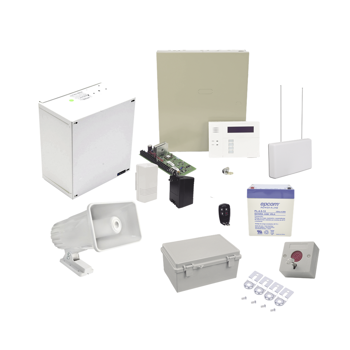 VECINALPANICB Kit de Inicio para Alarma Vecinal