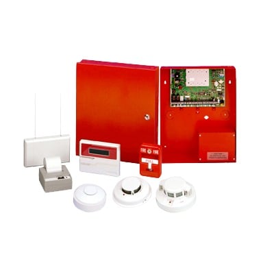 VISTA-32FB-T Panel Hibrido de Incendio e Intrusión, Hasta 32 Zonas Cableadas o Inalámbricas, 24 Zonas V-Plex, 2 Particiones, Compatible con AlarmNet y Total Connect