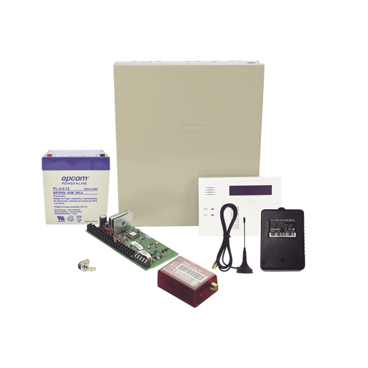 VISTA48MN02/6160RF (2 Años 4GLTEM/5G ILIMITADO INCLUIDO)  Kit Vista48LA con comunicador 4GLTEM/5G MN01, Teclado, Gabinete, Bateria y Transformador