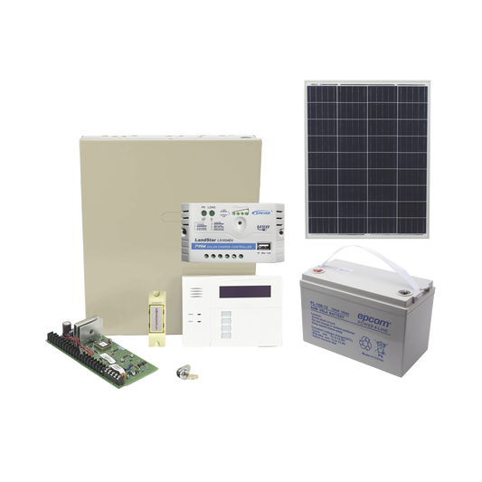 VISTA48SOLAR/6160RF Sistema de Alarma VISTA48LA Alimentado por Celda Solar, incluye Teclado con Receptor Inalambrico