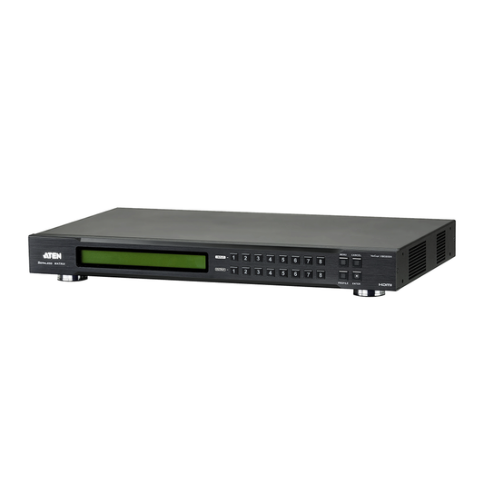 Switch de matriz HDMI | 8x8 | con escalador | Compatible con videowall | Seamless Switch? | IR | RS-232 | Ethernet