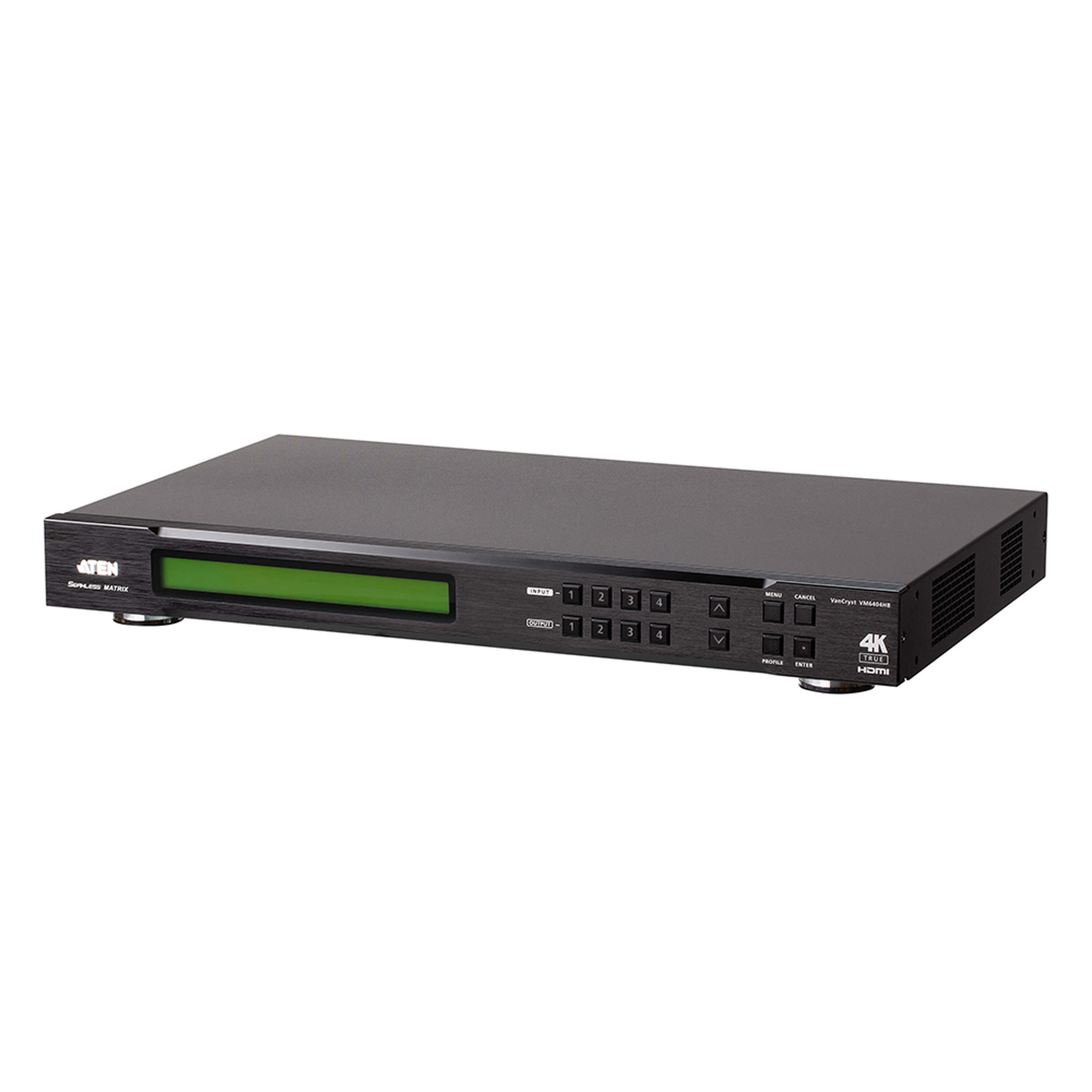 VM6404HB - SWITCH DE MATRIZ HDIM | 4K | 4X4 | CON ESCALADOR | COMPATIB ...