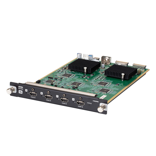 VW784 - Tarjeta de Entrada HDMI 4K | 4 Puertos | HDCP 2.2 | EDID Expert | Seamless Switch | Compatible con VW3620