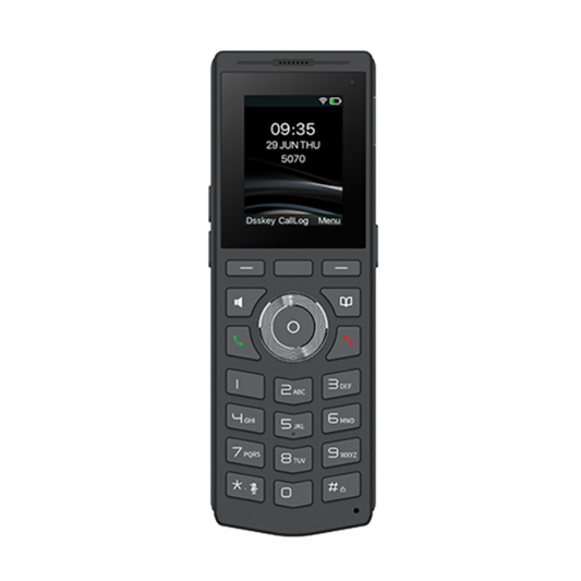 W610W - Teléfono IP Wi-Fi portátil y elegante diseñado para aplicaciones de comunicación móvil.