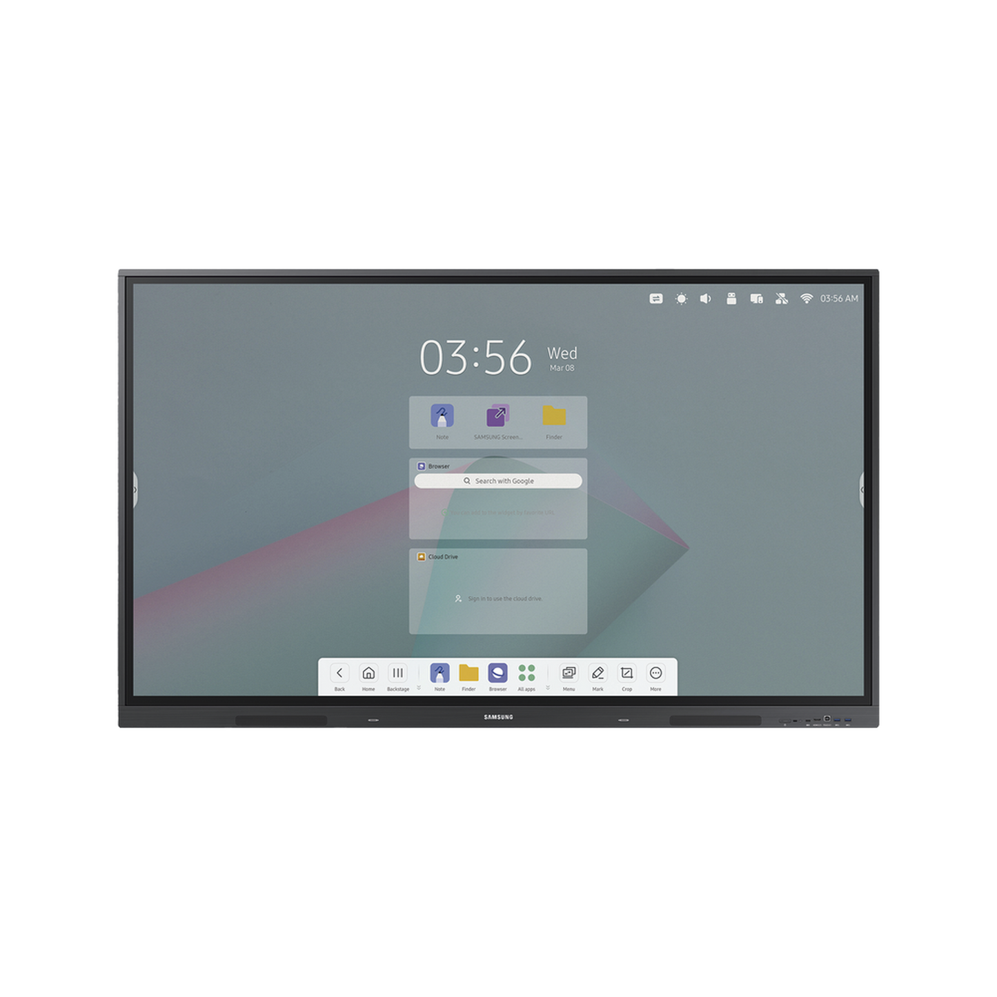 Pantalla Touch 4K Interactivo de 86 con Lápiz Táctil. WIFI,  Puertos USB/RS232/LAN/HDMI/DP, Compatible VESA