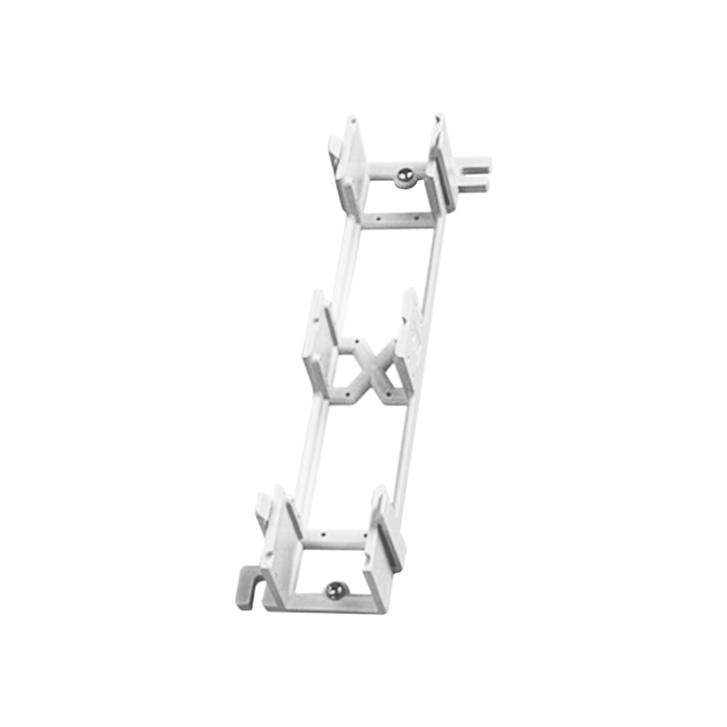 WB89D - Montaje de Pared para Panel de Parcheo de 12 Puertos, Color Blanco