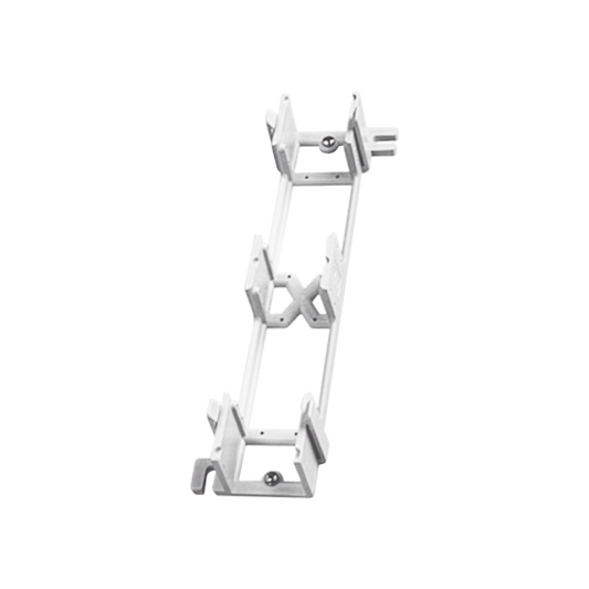 WB89D - Montaje de Pared para Panel de Parcheo de 12 Puertos, Color Blanco