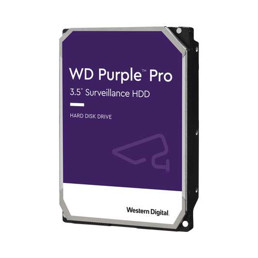WD102PURP Disco Duro Purple Pro de 10 TB / 7200 RPM / Optimizado para Soluciones de Videovigilancia con Analiticos (Meta Data) / Uso 24-7 / 5 Años de Garantia
