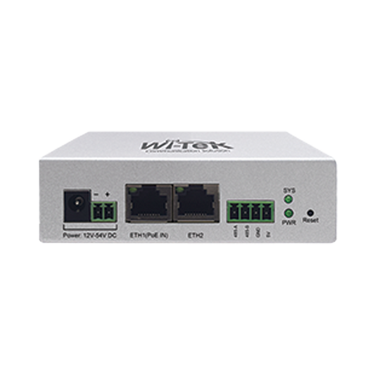WI-IOT100 - Controlador IoT /  2 Puertos 10/100 Mbps / Administración y Monitoreo desde la nube / Ideal para Sistemas Solares / Multiples métodos de Alimentación