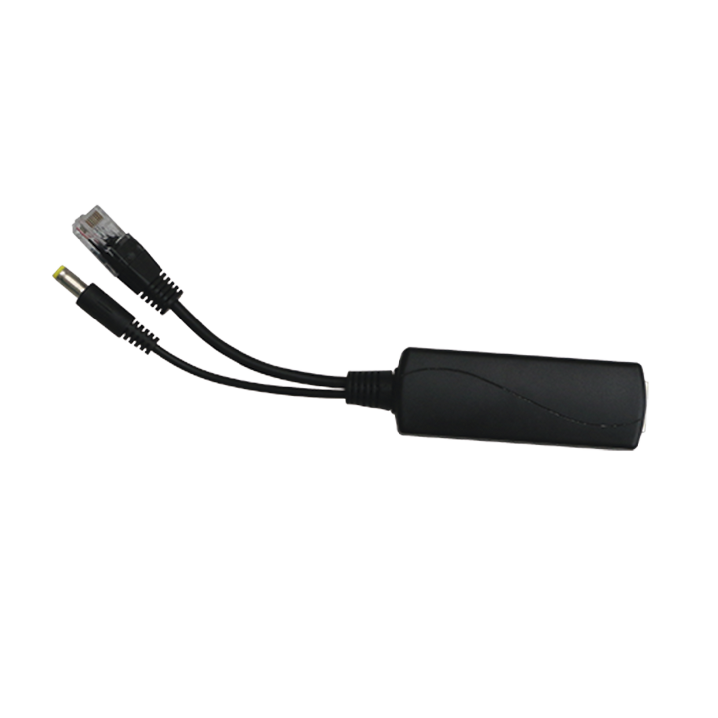 WI-POE11S-48V - Splitter PoE IN 802.3 af/at / Se Puede Energizar Hasta con 30W / Salida de 12 Vcc 1A (12W) / Instalación es Escritorio (superficie plana) / Idea para cámas IP SIN PoE (CCTV)
