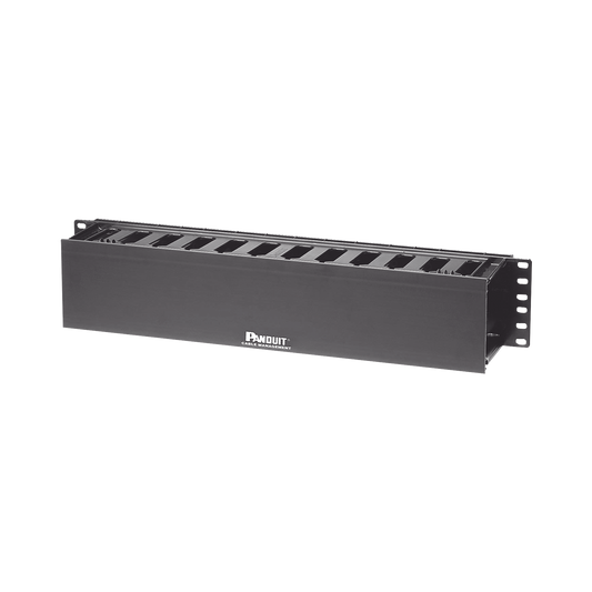 WMPF1E Organizador de Cables Horizontal PatchLink, Sencillo (Solo Frontal), Para Rack de 19in, 2UR
