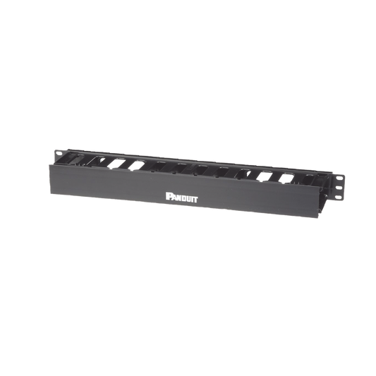 WMPFSE Organizador de Cables Horizontal PatchLink, Sencillo (Solo Frontal), Para Rack de 19in, 1UR