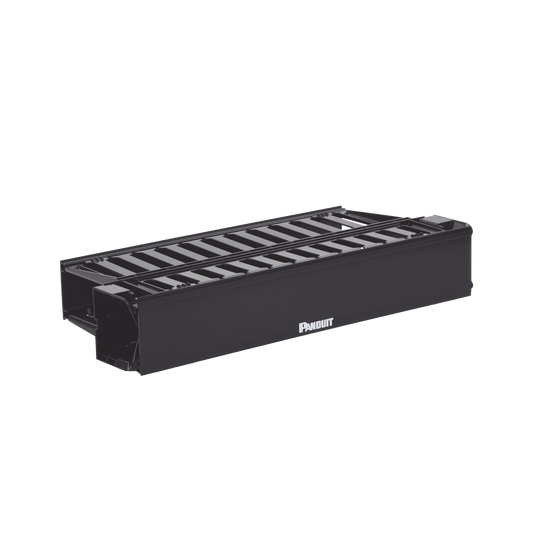 WMPH2E Organizador de Cables Horizontal PatchLink, Doble (Frontal y Posterior), Con Tapa Extendida, Para Rack de 19in, 2UR