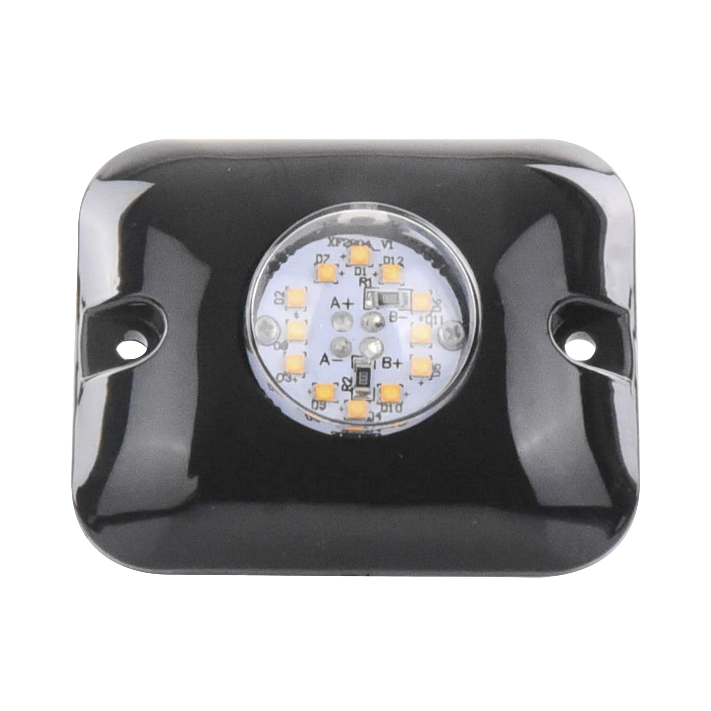 X121A - Luz Oculta Ultra Brillante con 12 LED, Color Ambar