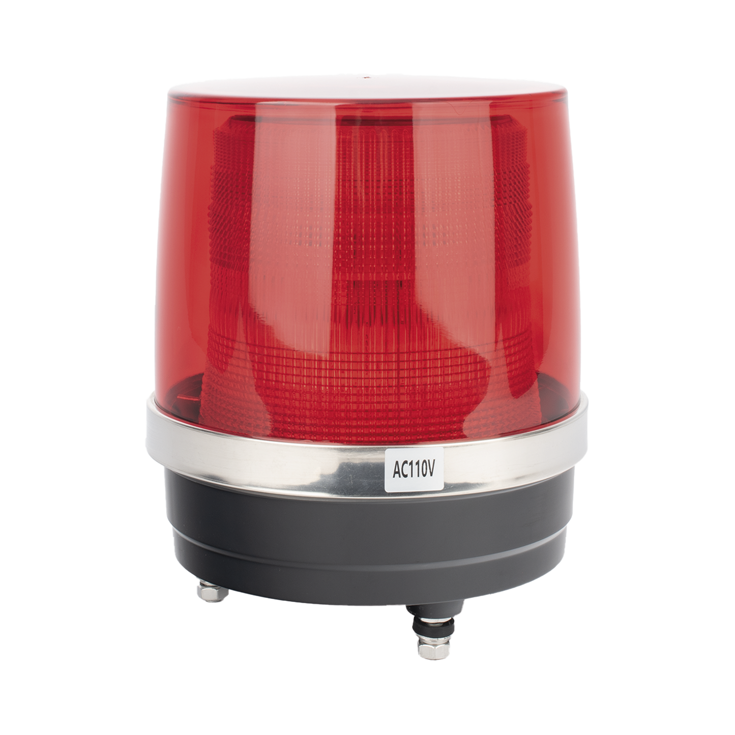X135R Burbuja Brillante de Larga Vida Útil, Con 150 LEDs, Color Rojo, Domo Rojo, 110 Vca