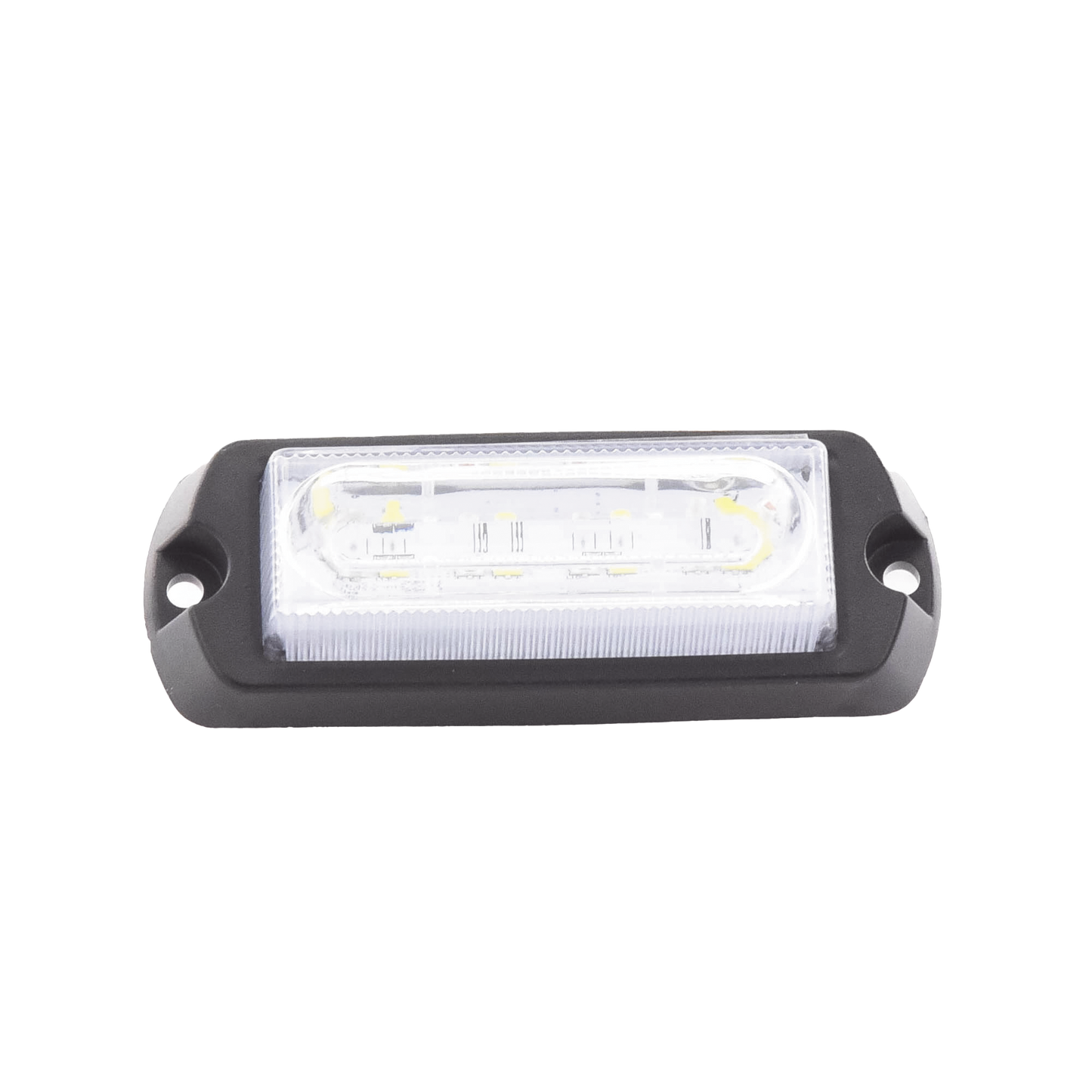 X13AW - Luz Auxiliar Ultra Brillante de 8 LED, color Ámbar / Claro , con mica transparente.