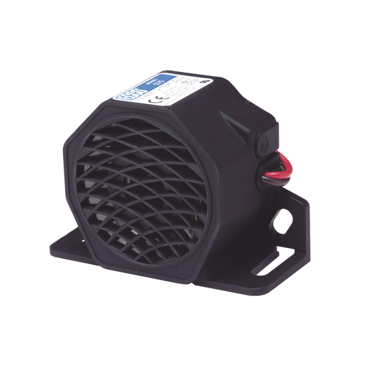 X575 - Alarma de reversa vehicular, 12-24 Vcc, 107 dBA