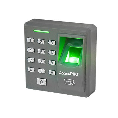 X7 - Lector de huella y proximidad con teclado autónomo, 500 huellas/500 tarjetas/8 passwords