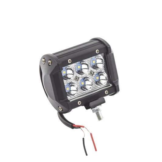 XD18F - Luz de Trabajo de 6 LED, 1500 Lúmenes, 9 Watts, 10-30 Vcc, IP67, 4 pulgadas
