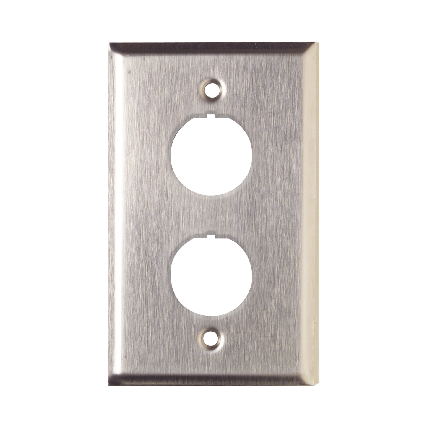 XFP-S-02-SS - Placa de Pared Reforzada, de Acero Inoxidable, Para Uso Industrial, de 2 Puertos