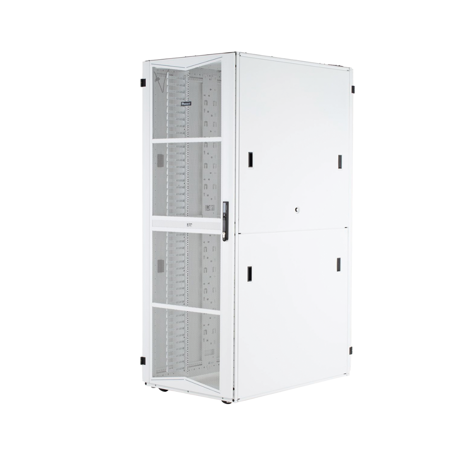 XG64212WS0001 - Gabinete FlexFusion para Centros de Datos, 42 UR, 600 mm de Ancho, 1070 mm de Profundidad, Fabricado en Acero, Color Blanco