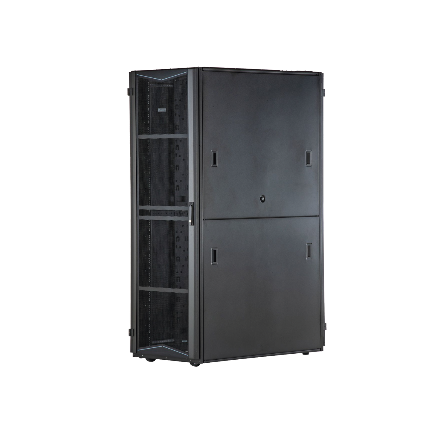 XG84222BS0001 - Gabinete FlexFusion para Centros de Datos, 42 UR, 800 mm de Ancho, 1200 mm de Profundidad, Fabricado en Acero, Color Negro