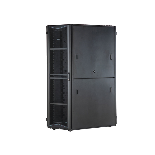 XG84222BS0001 - Gabinete FlexFusion para Centros de Datos, 42 UR, 800 mm de Ancho, 1200 mm de Profundidad, Fabricado en Acero, Color Negro