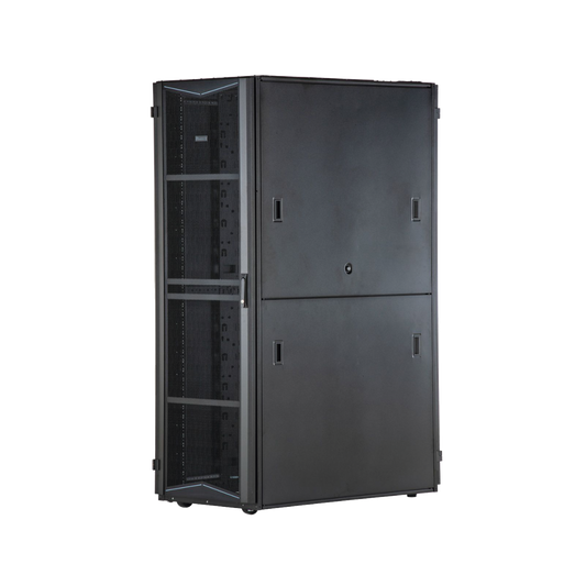 XG84522BS0001 - Gabinete FlexFusion para Centros de Datos, 45 UR, 800 mm de Ancho, 1200 mm de Profundidad, Fabricado en Acero, Color Negro