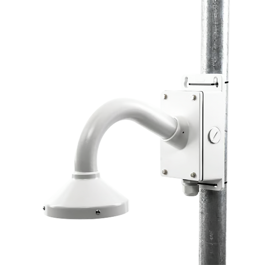 XGA160C Montaje Universal de Pared con Cuello de Ganso y Caja de Conexiones / Compatible con Cámaras Domo y Bala