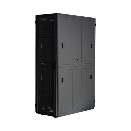 XGL84222B - Gabinete FlexFusion™ XGL (Light) para Centros de Datos, 42 UR, 800 mm de Ancho, 1200 mm de Profundidad, Fabricado en Acero, Color Negro