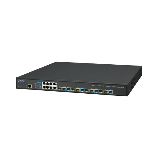 XGS-6350-12X8TR Switch Administrable Layer 3 12-Puertos 10G SFP+, 8-Puertos 10/100/1000T C/Fuente Redundante AC