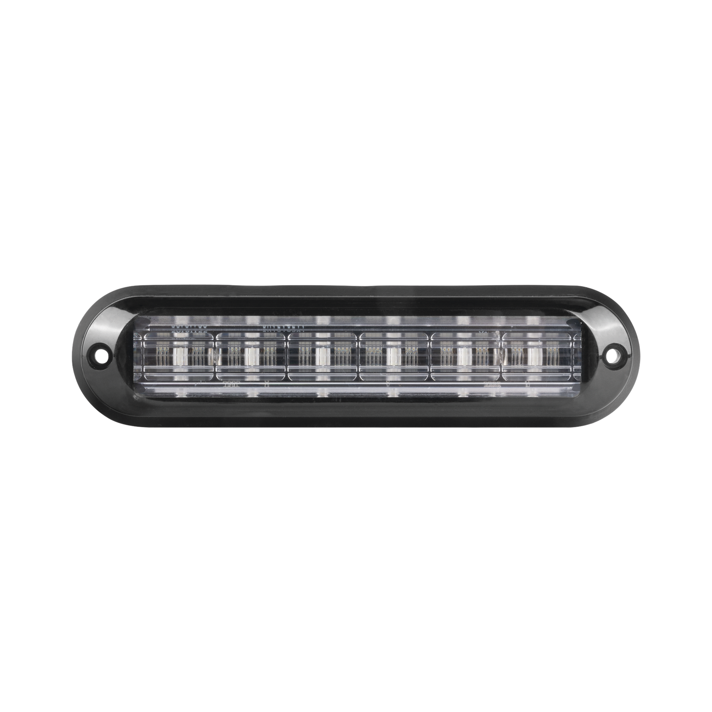 XLT1835W - Luz Auxiliar Ultra Brillante IP67 de 6 LEDs, Color Claro, con mica transparente y bisel negro