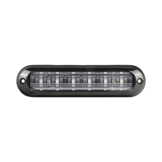 XLT1835W - Luz Auxiliar Ultra Brillante IP67 de 6 LEDs, Color Claro, con mica transparente y bisel negro
