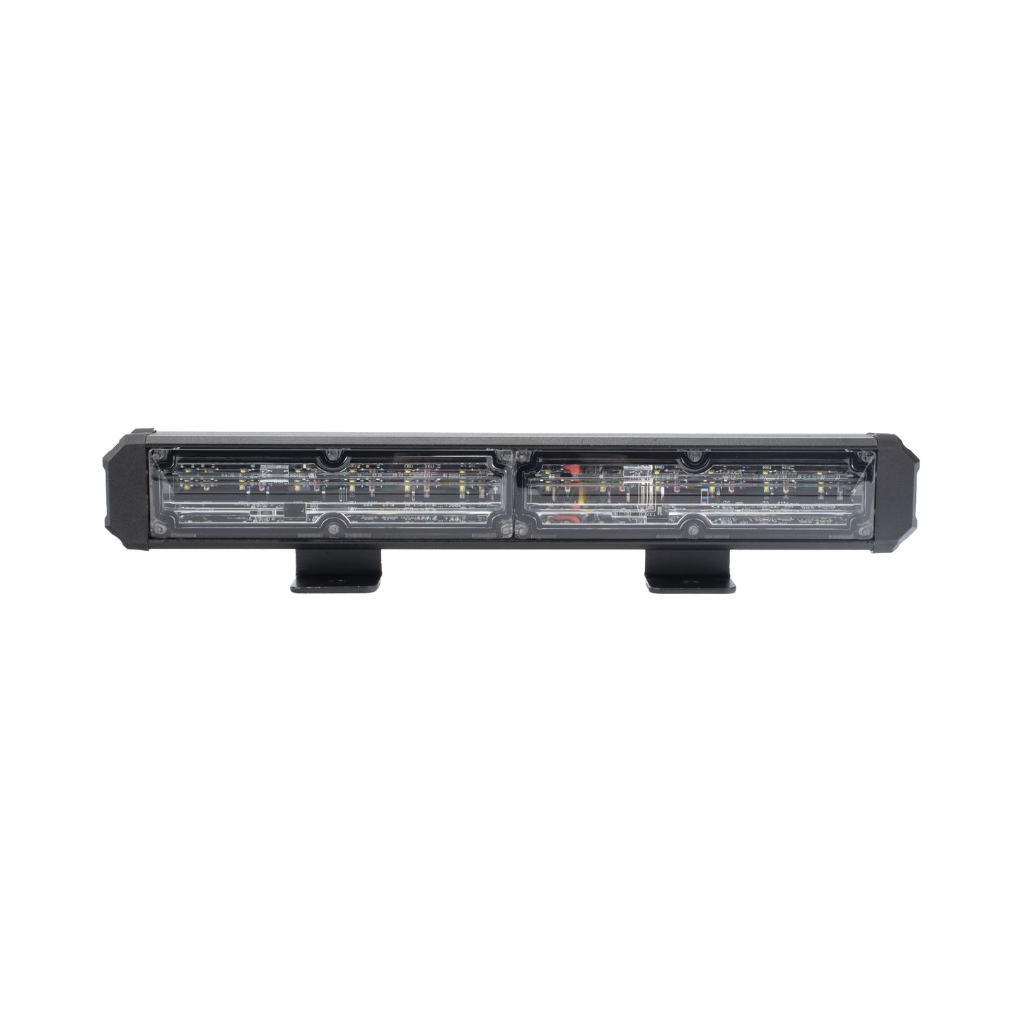 XLT2132RW - Barra de Luz de Advertencia, 2 Módulos de 6 LED, 11 Pulgadas Rojo/Claro