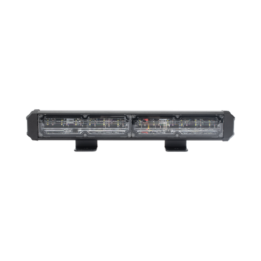 XLT2132RW - Barra de Luz de Advertencia, 2 Módulos de 6 LED, 11 Pulgadas Rojo/Claro