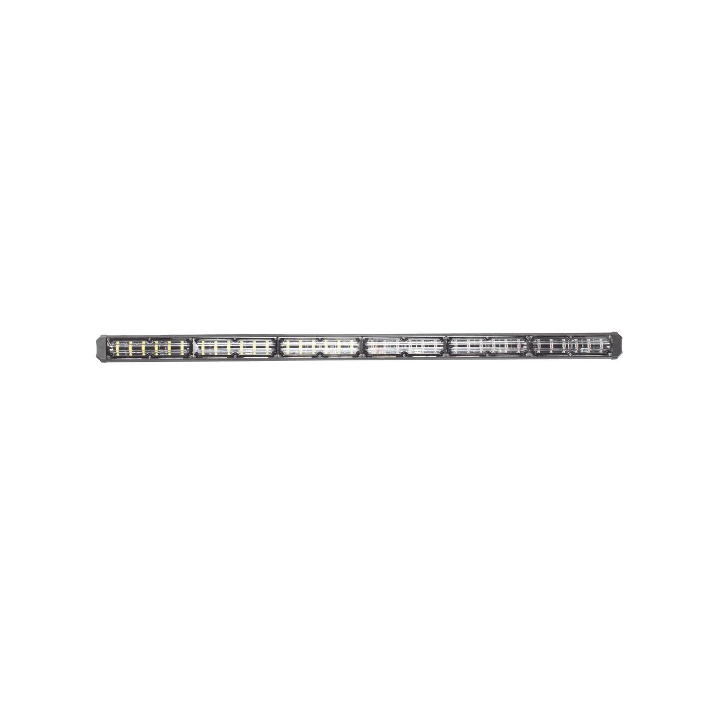 XLT2136RW - Barra de luz de advertencia de 6 Módulos de 6 LED, 30 Pulgadas, Rojo / Claro
