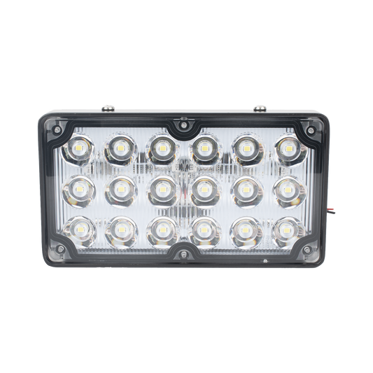 XLTE2315W - Luz de Escena de 6X3", Color Claro, Ideal para Ambulancias y Vehiculos de Trabajo