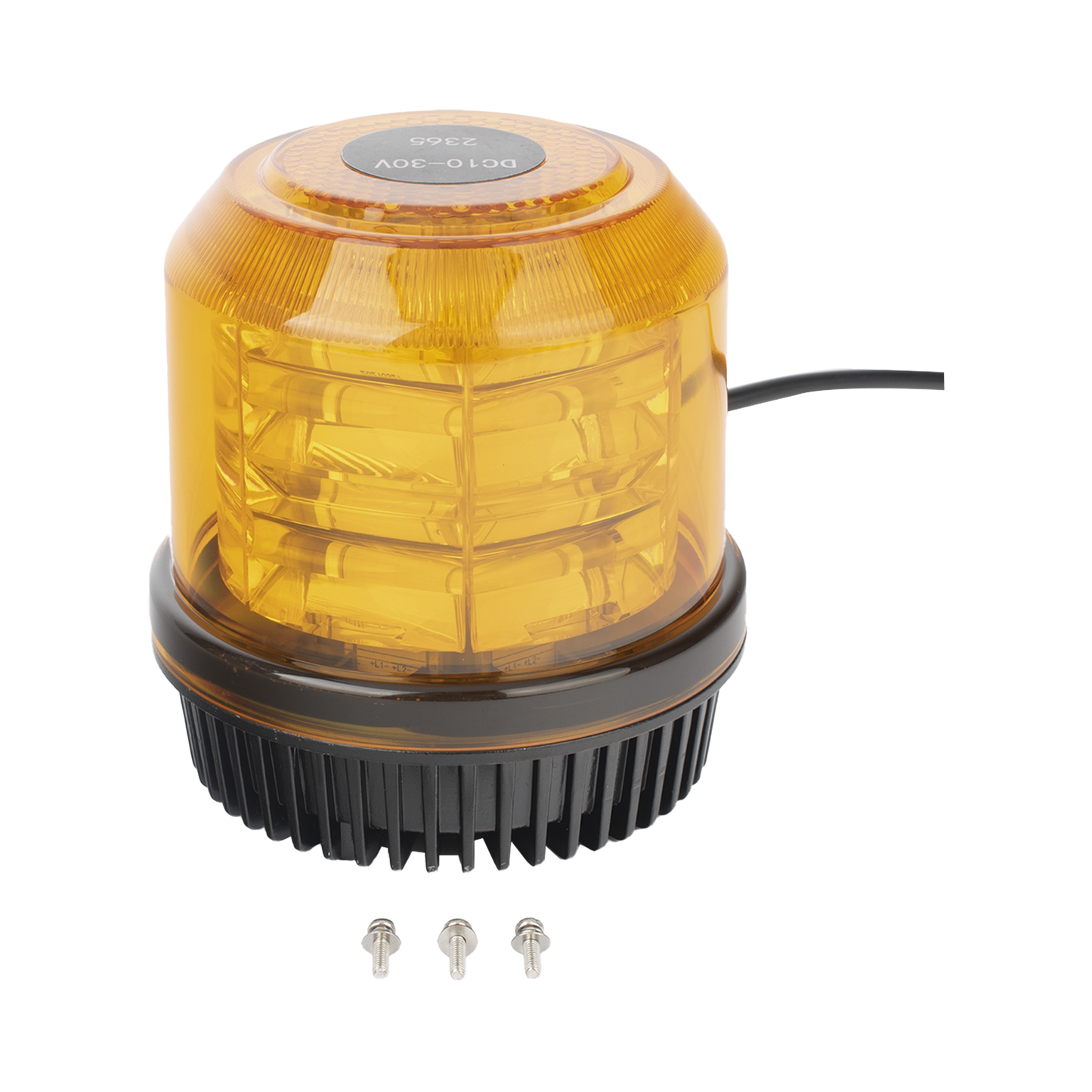 XLTE2365A - Burbuja brillante de 12 LEDs, color ambar, montaje fijo