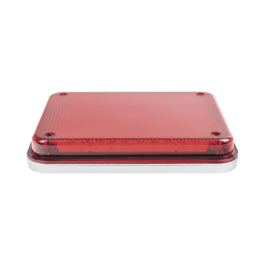 XLTE515R - Luz de Advertencia de 9X7", Color Rojo, Ideal para Ambulancias