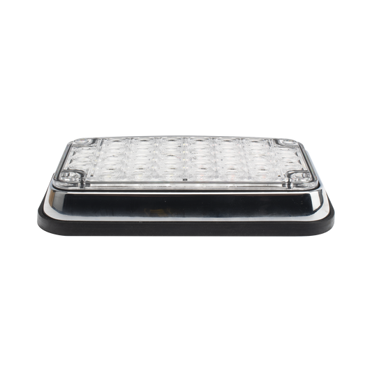 XLTE595RWV2 - Luz de Advertencia de 6X4", Bicolor Rojo/Claro, Ideal para Ambulancias