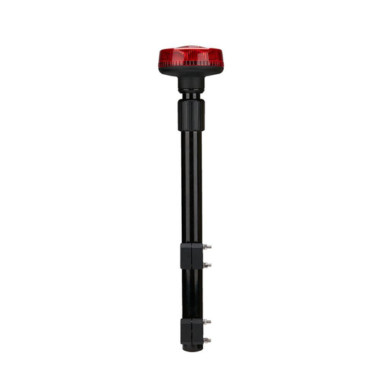 XMWL200R - Luz telescópica Ultra Brillante Para Motocicleta, 9 LED, Color Rojo