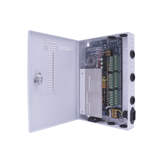 XP18DC30UD Fuente de poder profesional 11-15 V / 18 canales / 30 A / Hasta 1.85 Amperes por Salida / Protección Contra OV, OC, SC, / Filtro de Ruido por canal
