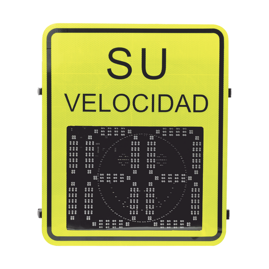 XRADAR-IP Radar Medidor de Velocidad de 3 Dígitos / Doble salida de Relevador / Tarjeta Micro SD / Puerto de red TCP IP / Detección de Exceso de Velocidad / Integración  con Cámara.